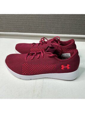 Under Armour Women's Red Athletic Shoes Size 7 Lightweight Running Sneakers